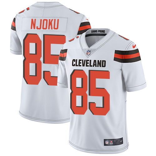 2019 men Cleveland Browns #85 Njoku white Nike Vapor Untouchable Limited NFL Jersey->cleveland browns->NFL Jersey